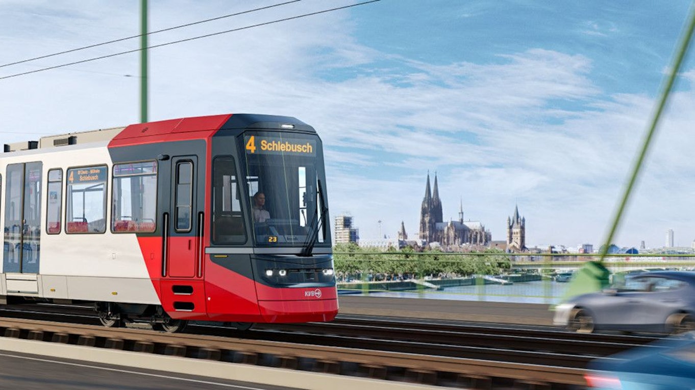 Neue Hochflur-Stadtbahnen der KVB