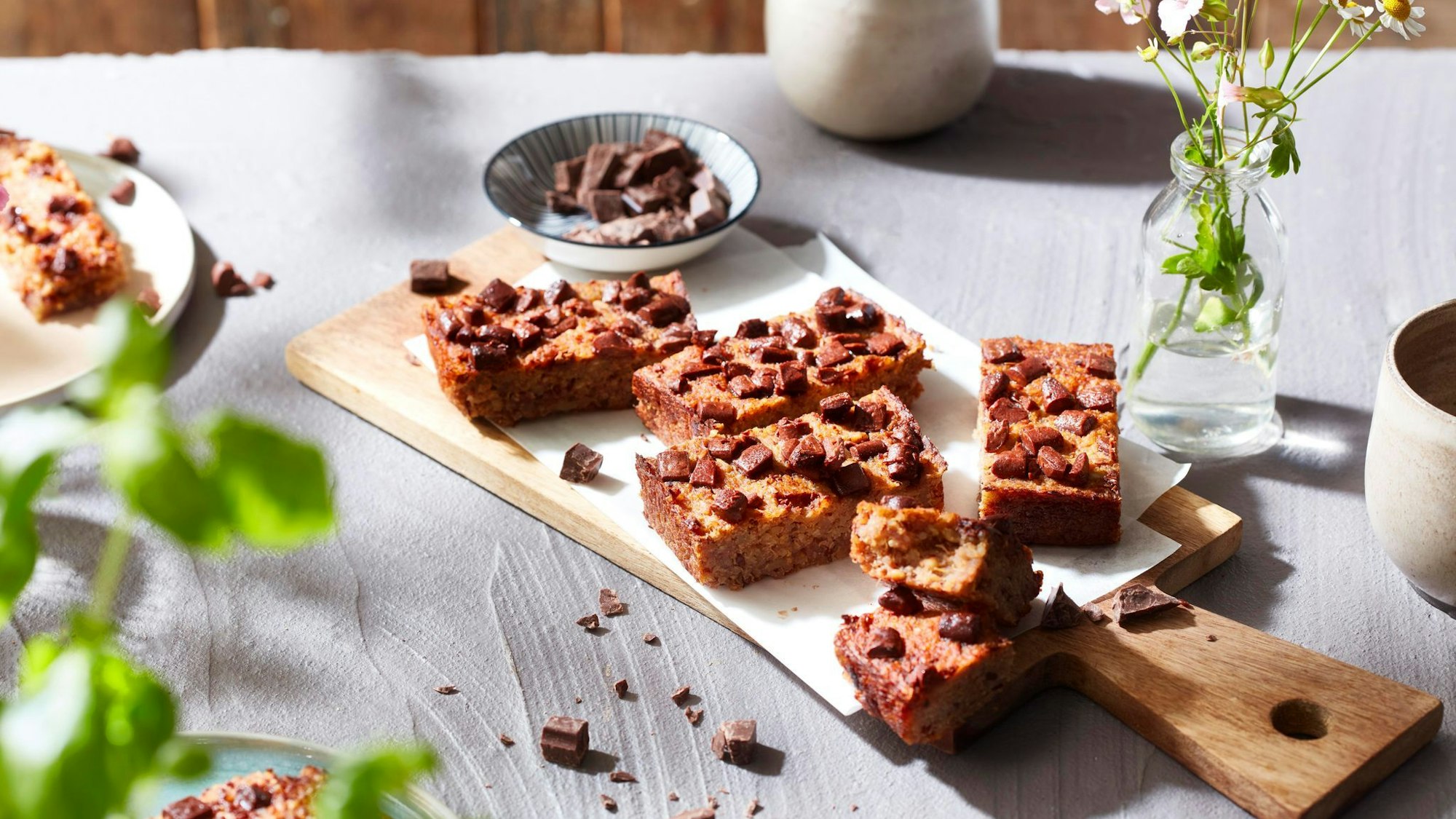 In Kombination mit Zutaten wie Leinsamen oder Quinoa wird der «Kartoffel-Flapjack» zu einer echten Ballaststoff- und Energiequelle.