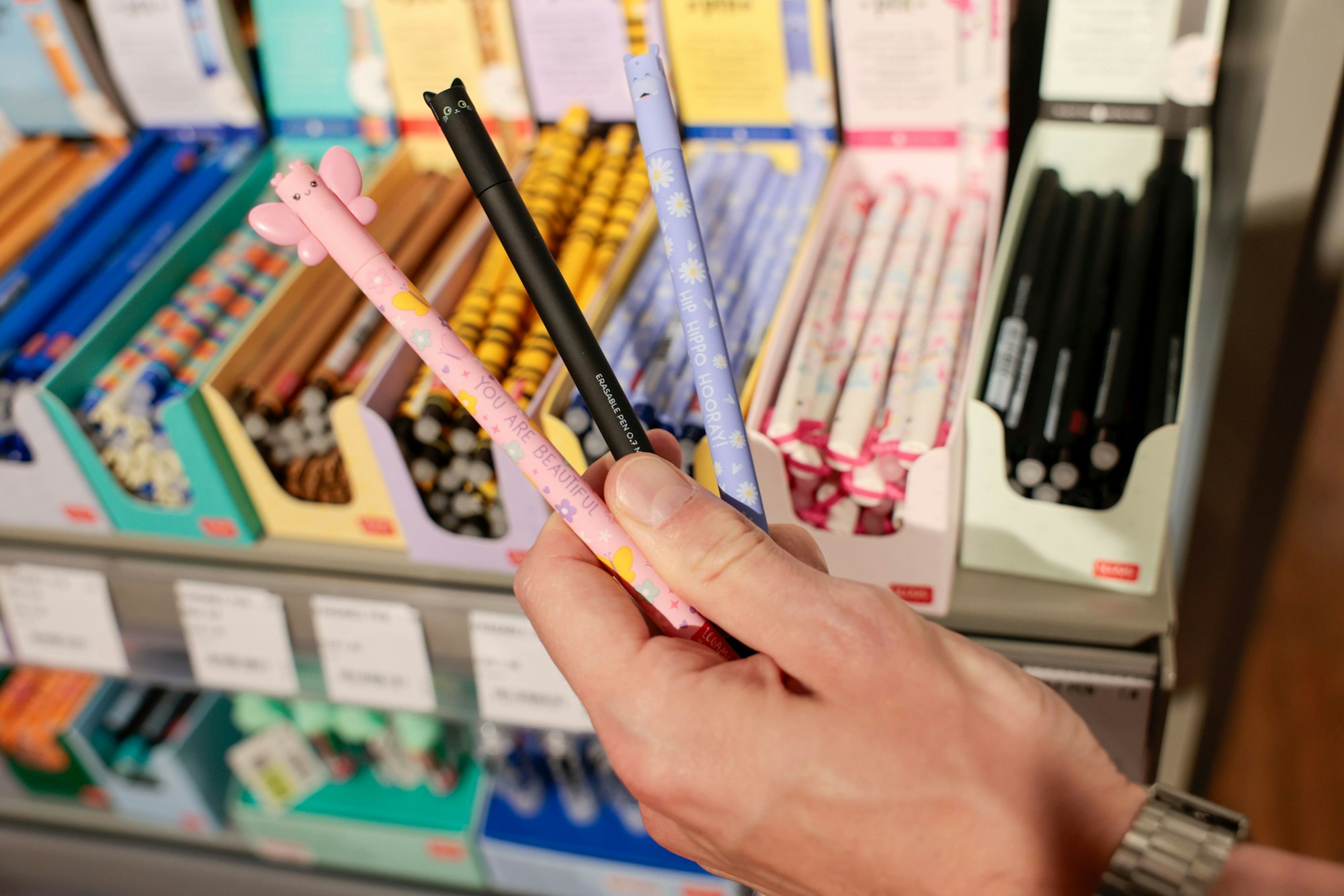 Die beliebten Legami-Stifte gibt es in vielen verschiedenen Versionen.