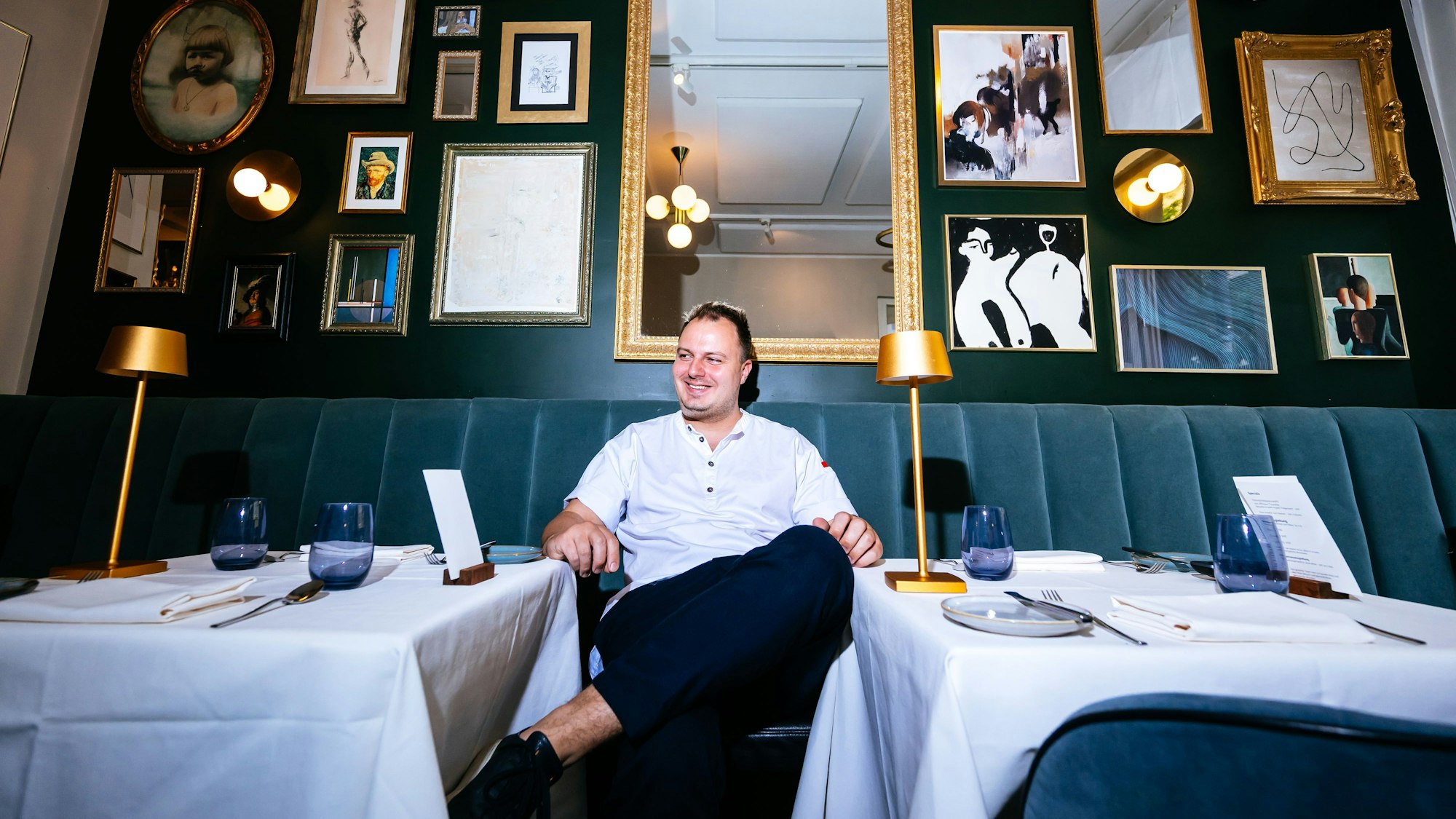 Im Kölner La Société spielt Leon Hofmockel auf dem Geschmacksklavier und holt zuverlässig den Michelin-Stern.