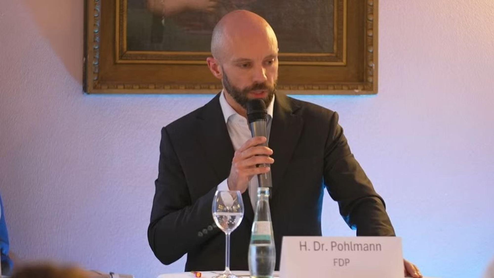 Zu sehen ist Christian Pohlmann von der FDP.