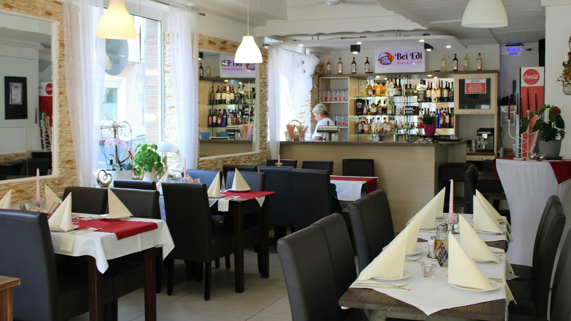 Im Restaurant gibt es 55 Plätze.