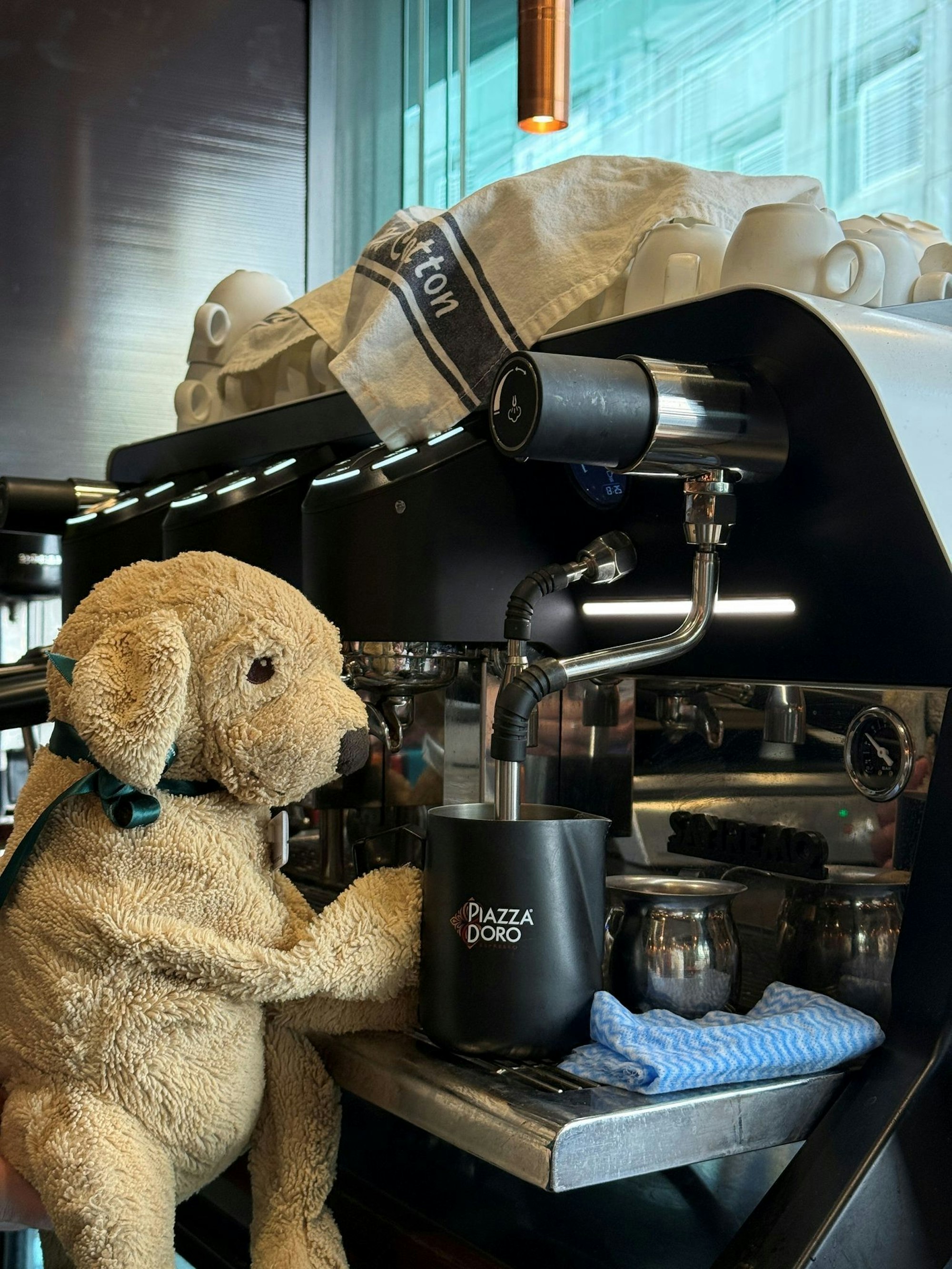 Auch die Espresso-Maschine weiß Jack bereits zu bedienen, sagt die Belegschaft.