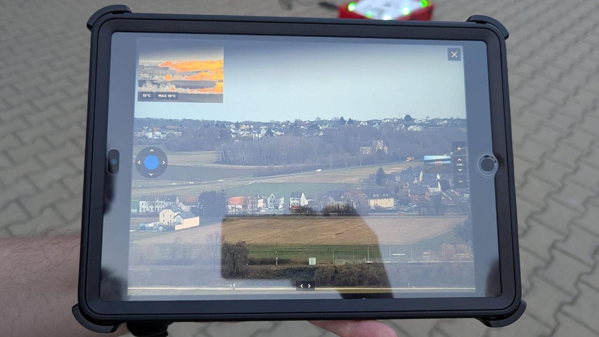 Das neue Fluggerät liefert Fotos von Einsatzorten und hat auch eine Wärmebildkamera.