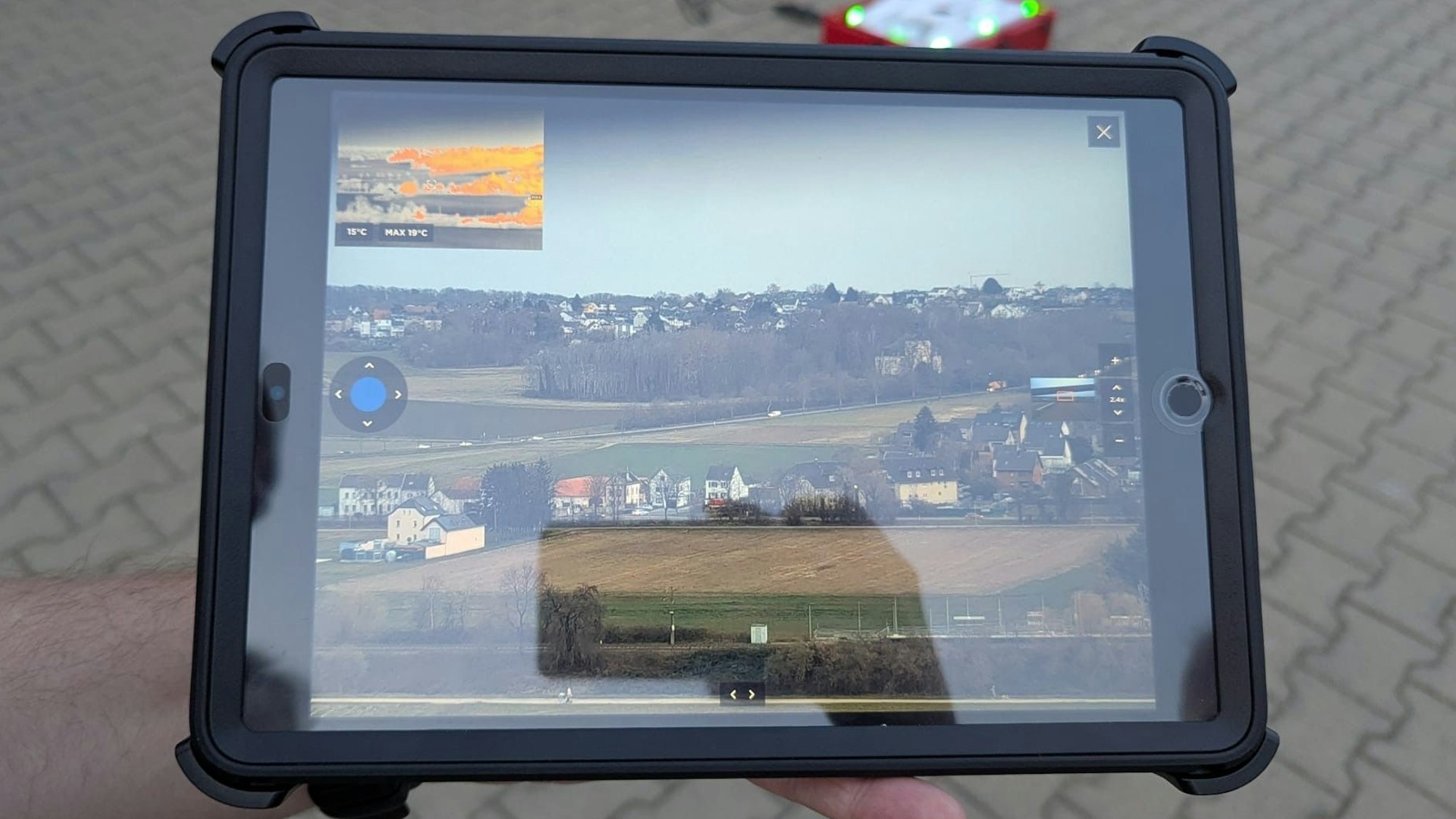 Das neue Fluggerät liefert Fotos von Einsatzorten und hat auch eine Wärmebildkamera.