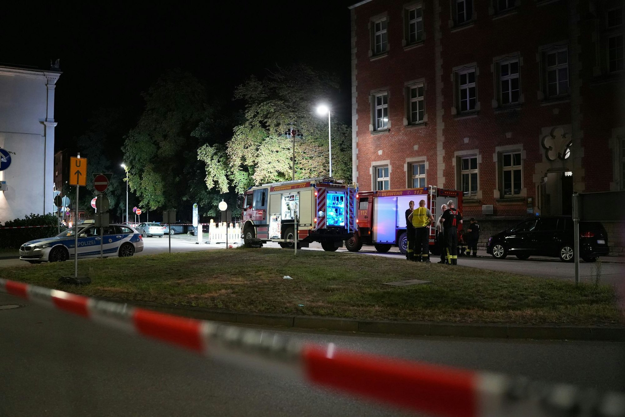 Der mutmaßliche Täter wurde zweimal getroffen.