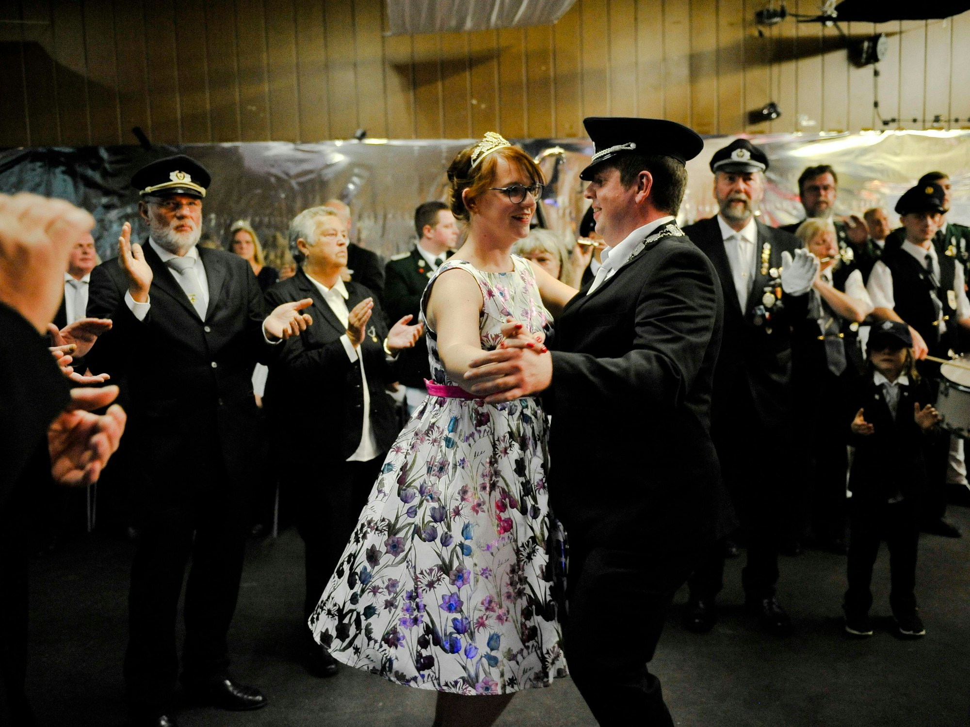 Das Bild zeigt Mitglieder der Kyffhäuser-Schützen.