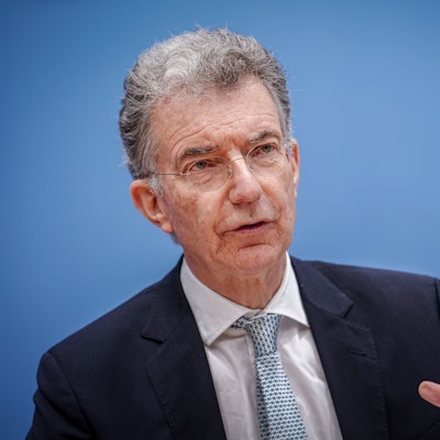 ARCHIV - 12.02.2024, Berlin: Christoph Heusgen, ehemaliger Botschafter und Vorsitzender der Münchner Sicherheitskonferenz (MSC), gibt eine Pressekonferenz. (zu dpa: «Heusgen: Bundesregierung sollte Staat Palästina anerkennen») Foto: Kay Nietfeld/dpa +++ dpa-Bildfunk +++