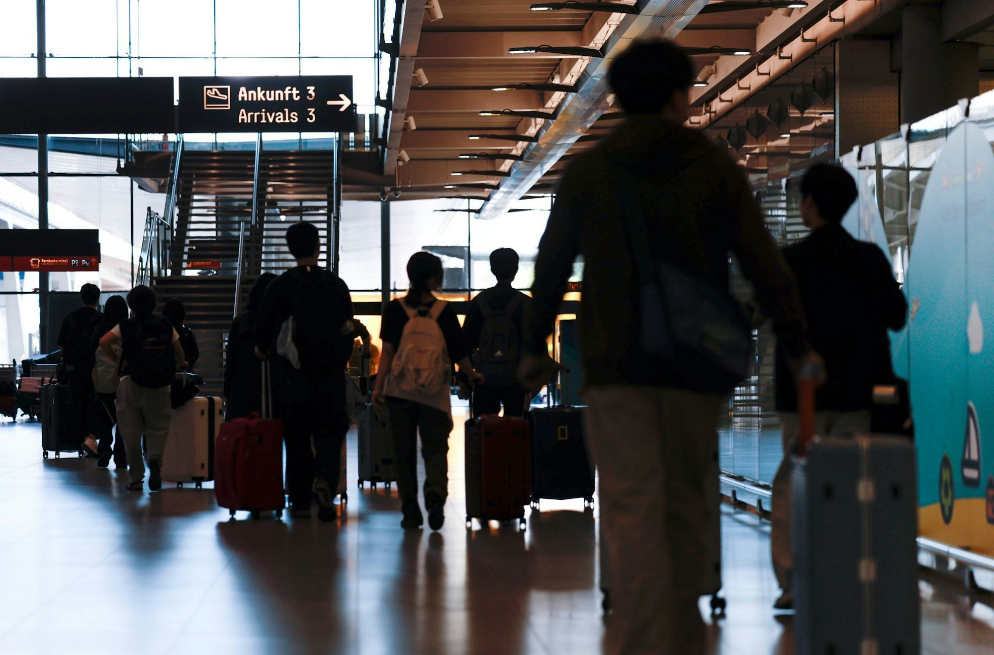 Am Flughafen Köln/Bonn kam es trotz vieler Passagiere zu keinen längeren Wartezeiten.