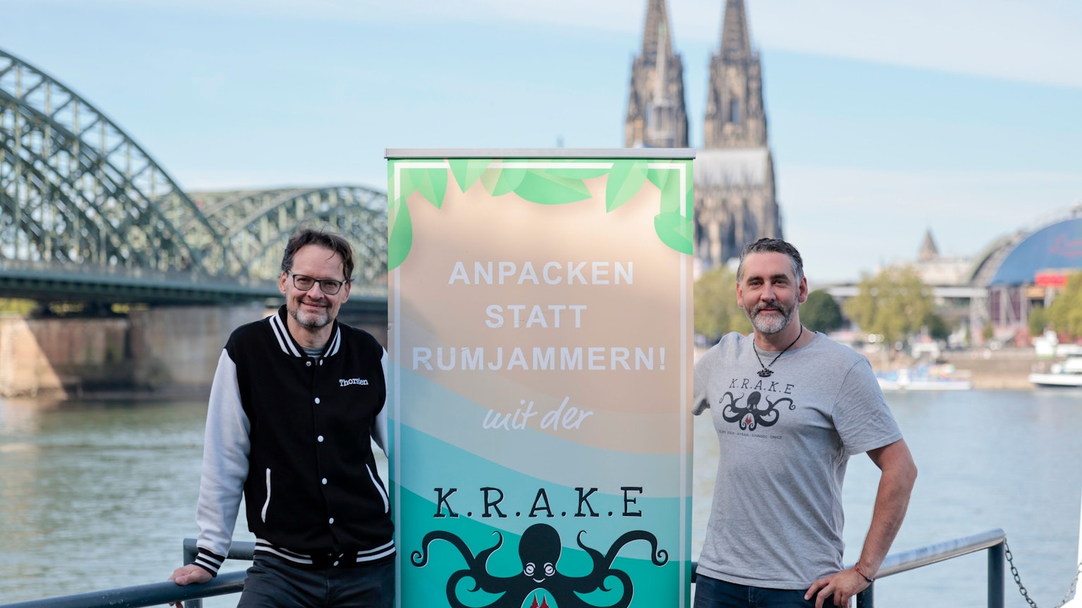 Die Vorsitzenden des gemeinnützigen Vereins Krake