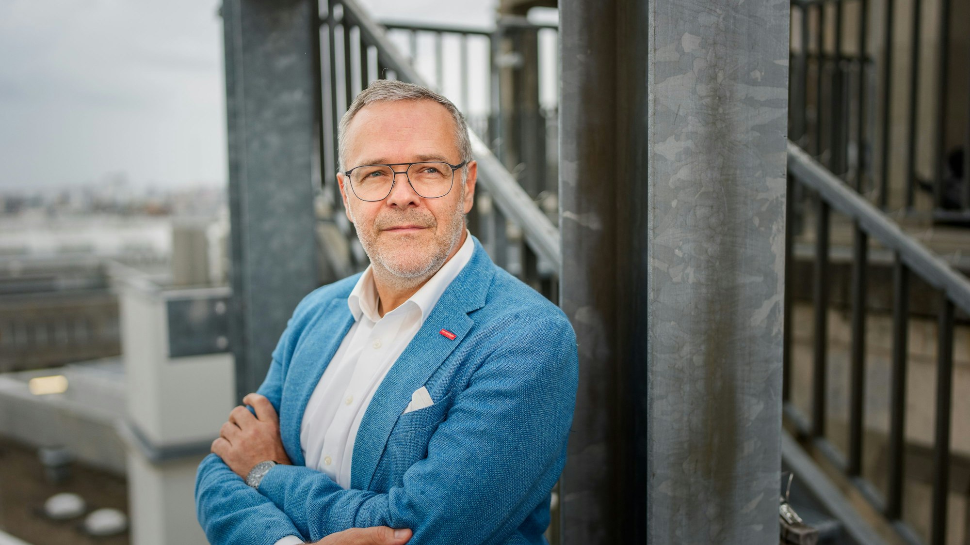 Jörg Dittrich, Präsident des Zentralverband des Deutschen Handwerks ZDH, aufgenommen bei einem Interview mit der dpa Deutsche Presse-Agentur GmbH. (Archivbild)