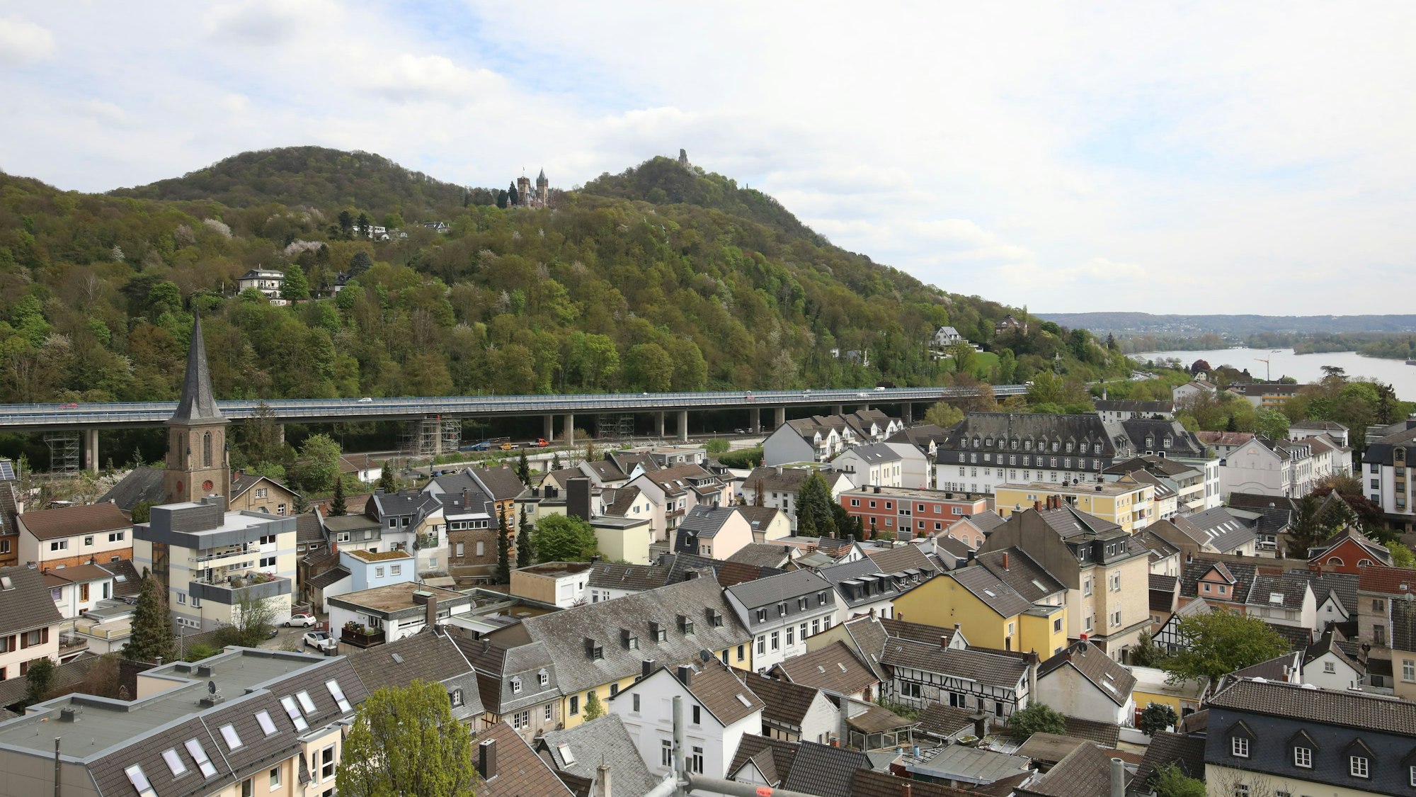 Ansicht der Altstadt von Königswinter