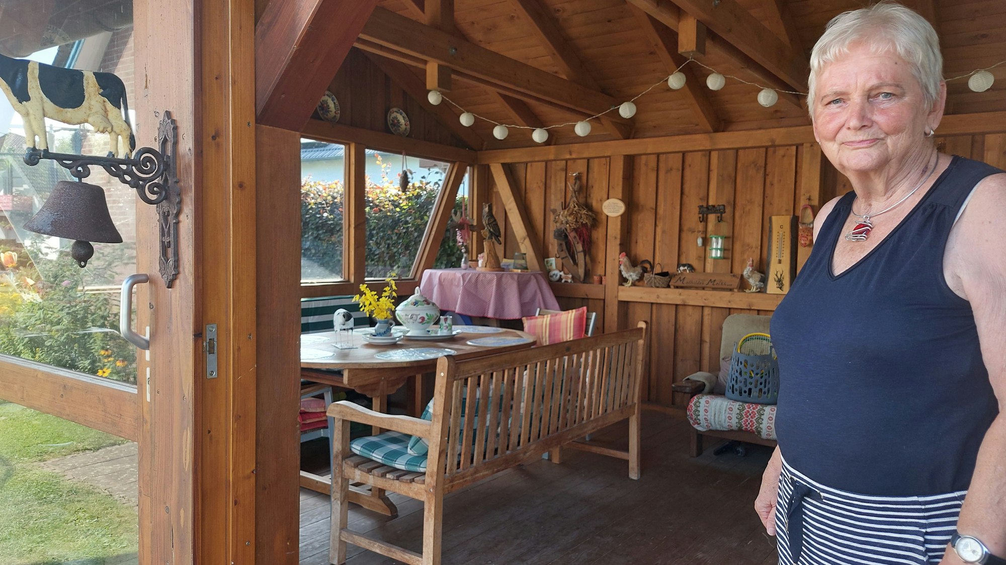 Ihre Tür und ihre Stube hält Mathilde Höhlein stets offen für Menschen, die Hilfe benötigen.