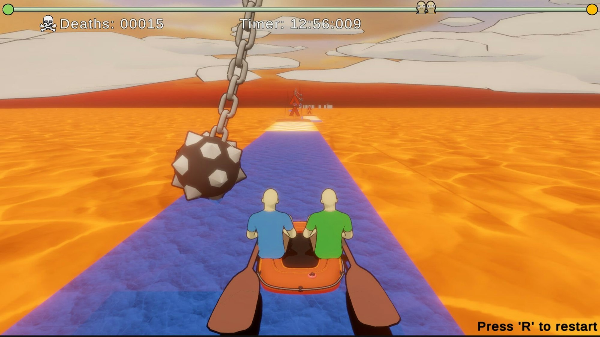 So spaßig kann Frust sein: Das Koop-Spiel Spiel «Paddle Paddle Paddle» stellt Freundschaften auf die Probe.