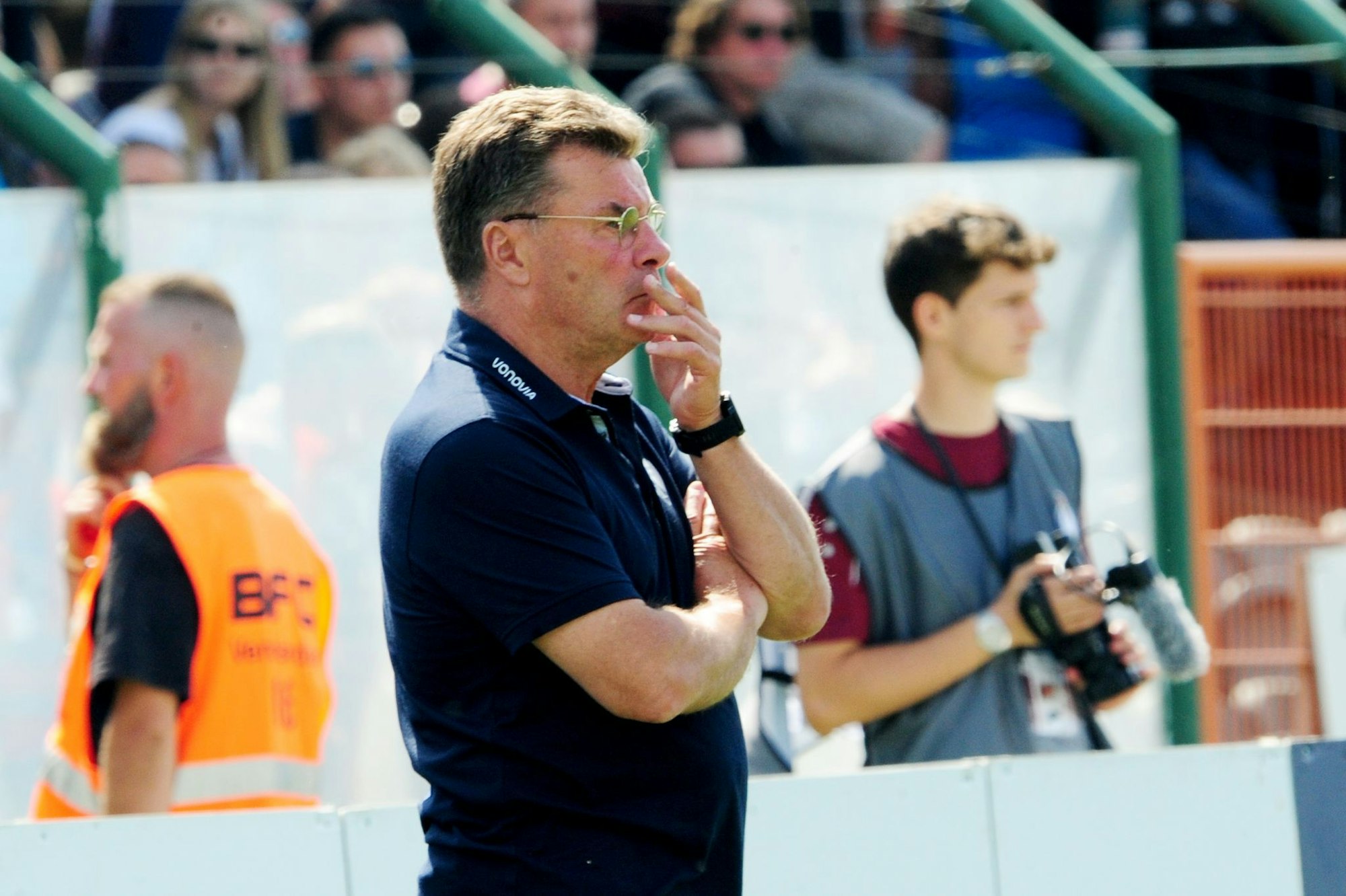 Dieter Hecking muss gegen Münster auf einige Spieler verzichten. (Archivbild)