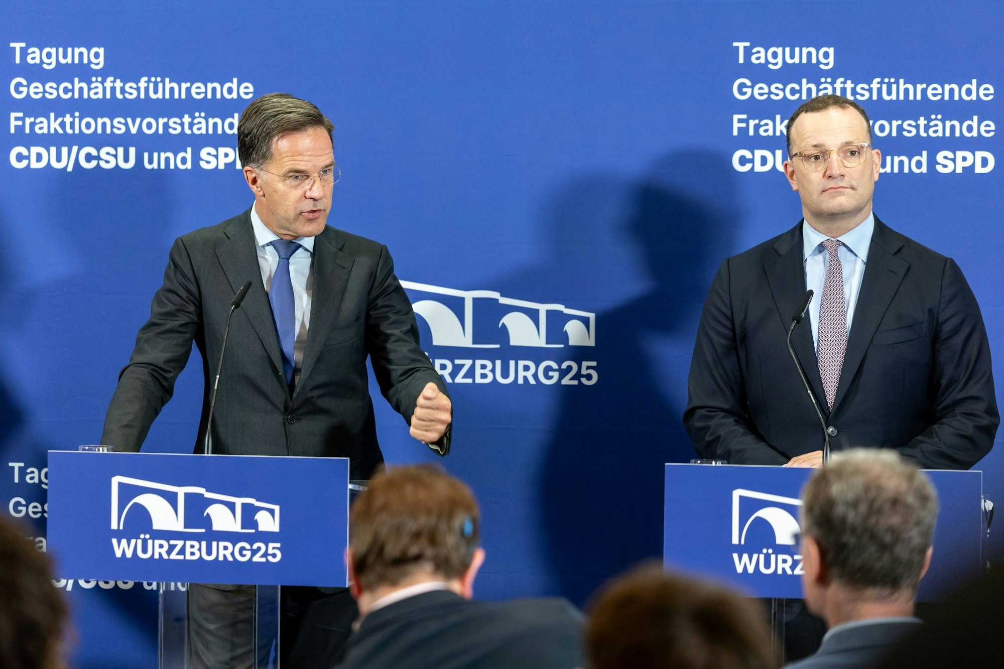Nato-Generalsekretär Mark Rutte kam als Gast zur Klausur.
