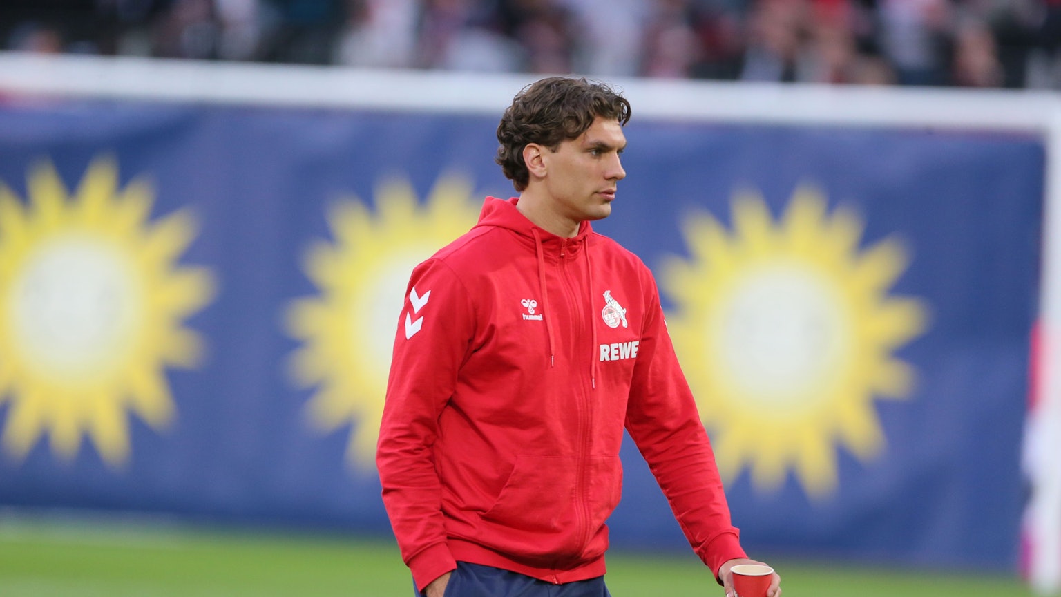 1. FC Köln vs. Hertha BSC Berlin, 28. Spieltag, 05.04.2025, 20.30 Uhr, Julian Pauli (1. FC Köln), Bild: Herbert Bucco