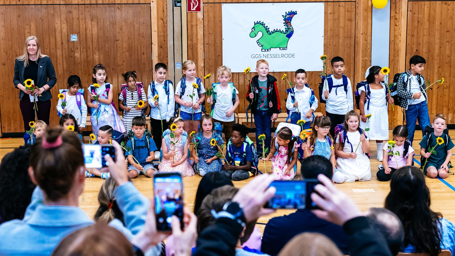 Einschulungsfeier an der GGS Nesselrodestraße.