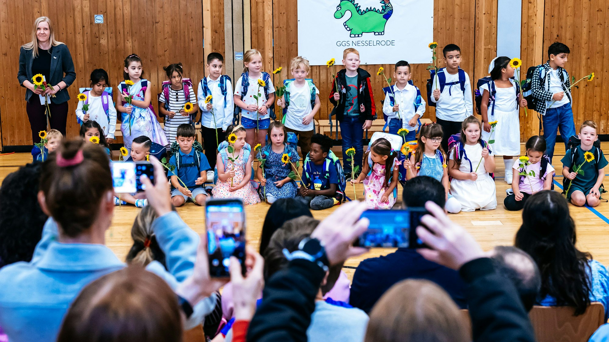Einschulungsfeier an der GGS Nesselrodestraße.