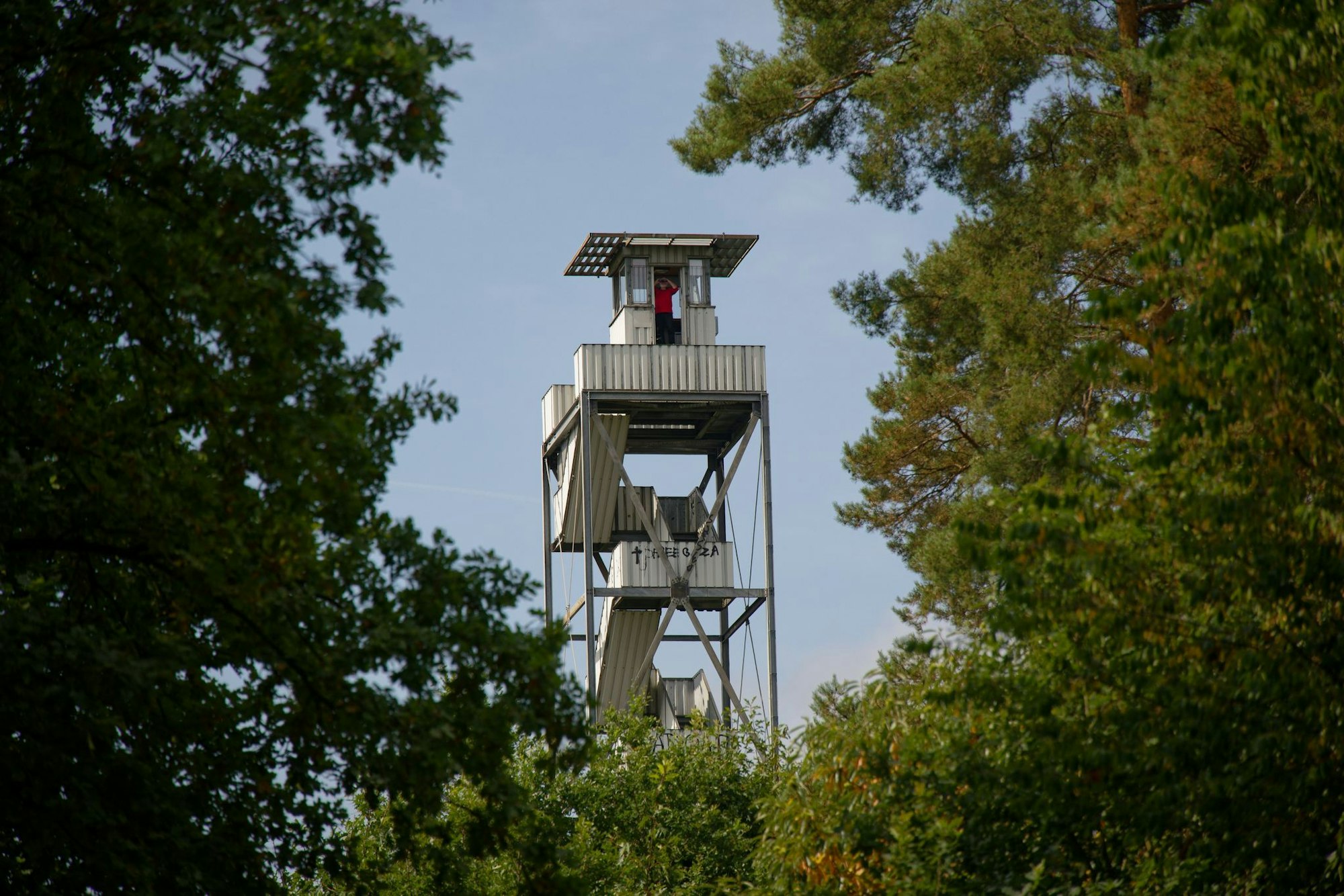 Der Feuerwachturm Galgenberg am nördlichen Rand des Ruhrgebiets ist Teil eines Verbundes.