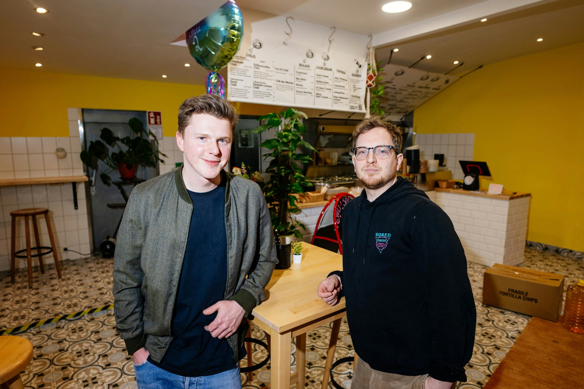Lukas Heimbach und Jacques Weis sind die Erfinder von „Bambule's Chili“.