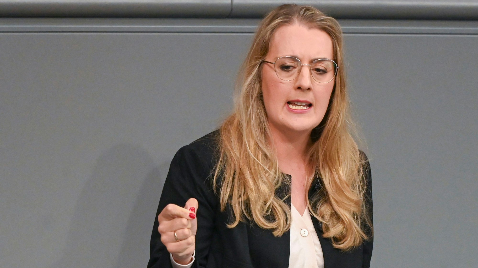 Übt scharfe Kritik an Friedrich Merz: die Grünen-Co-Fraktionschefin Katharina Dröge.