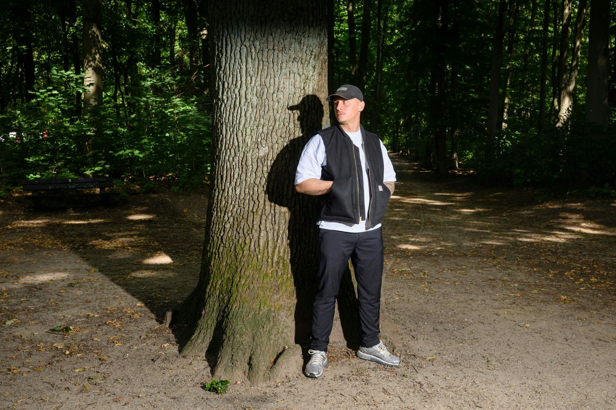 Im Hamburger Volkspark fand Disarstar die Ruhe, die er fürs Schreiben brauchte.
