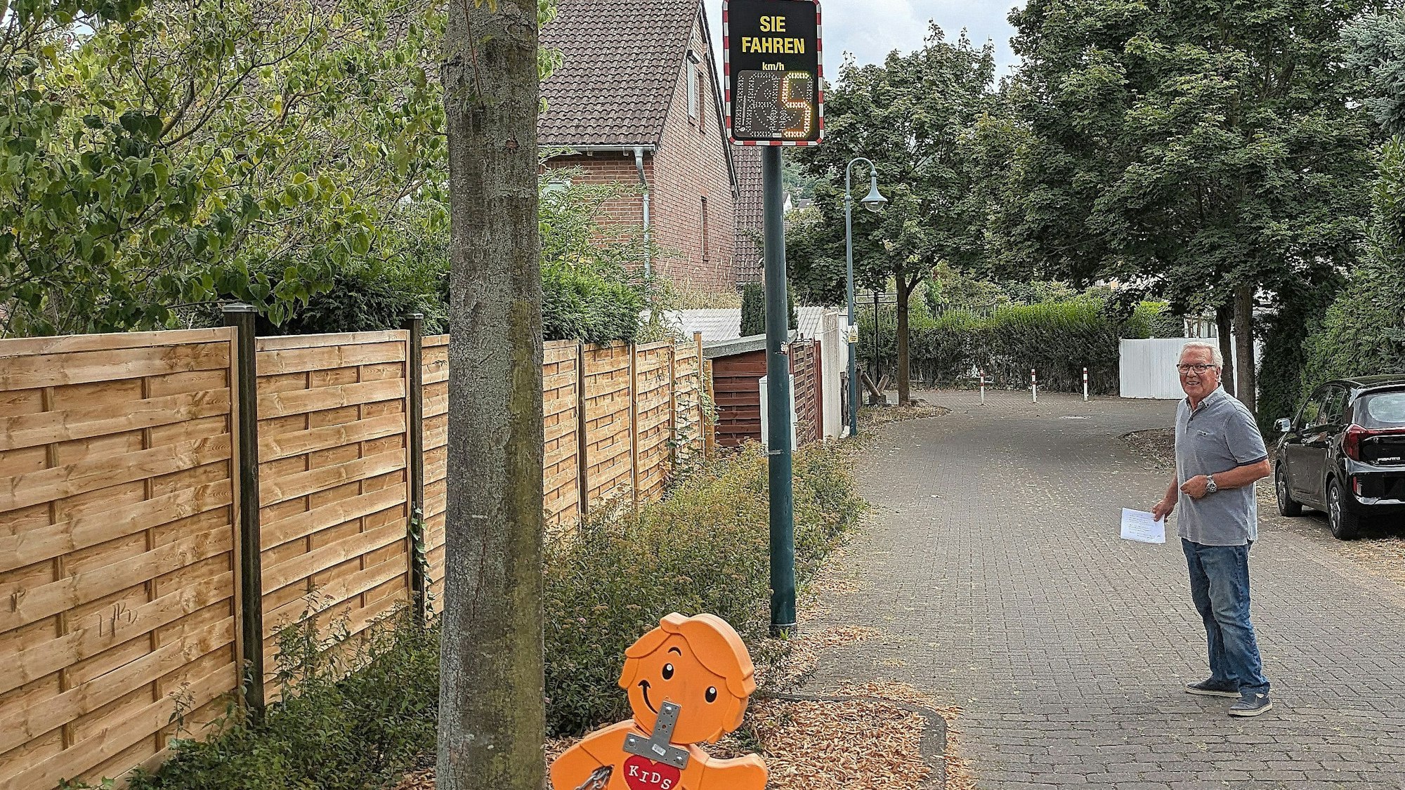 Winand Flohr hielt sich an die vorgeschriebene Höchstgeschwindigkeit.