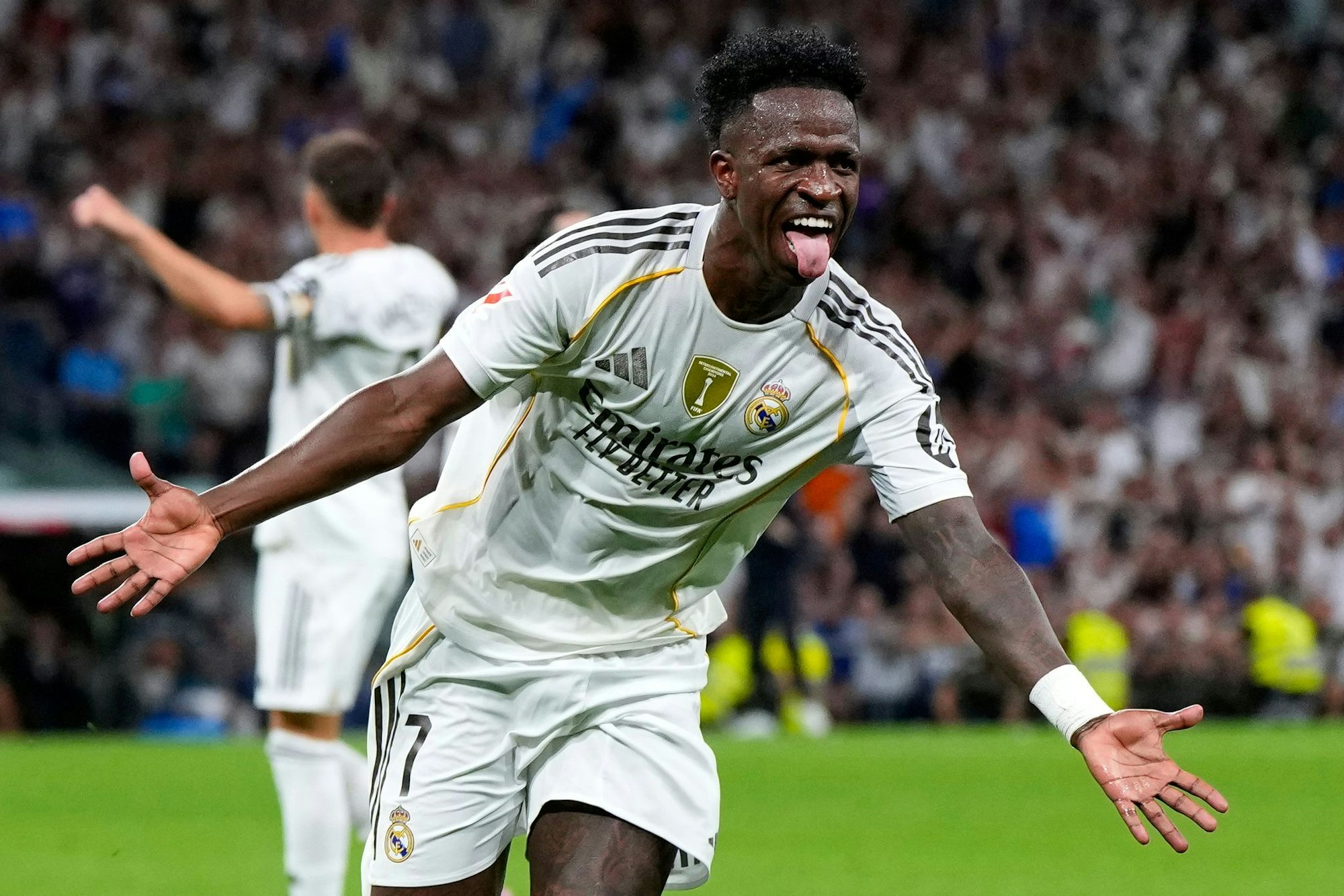 Vinicius Junior erzielte den Treffer zum 2:1 für Real Madrid.