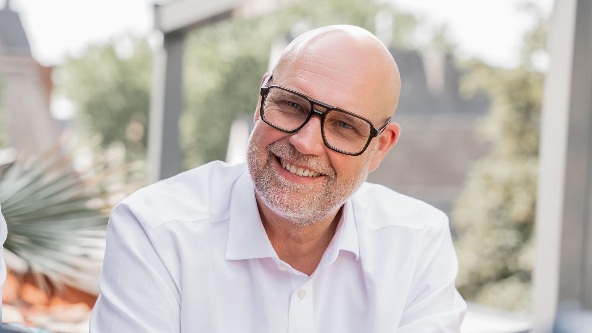 Volker Görzel von der FDP bewirbt sich um das Amt des Oberbürgermeisters bei der Kommunalwahl 2025.