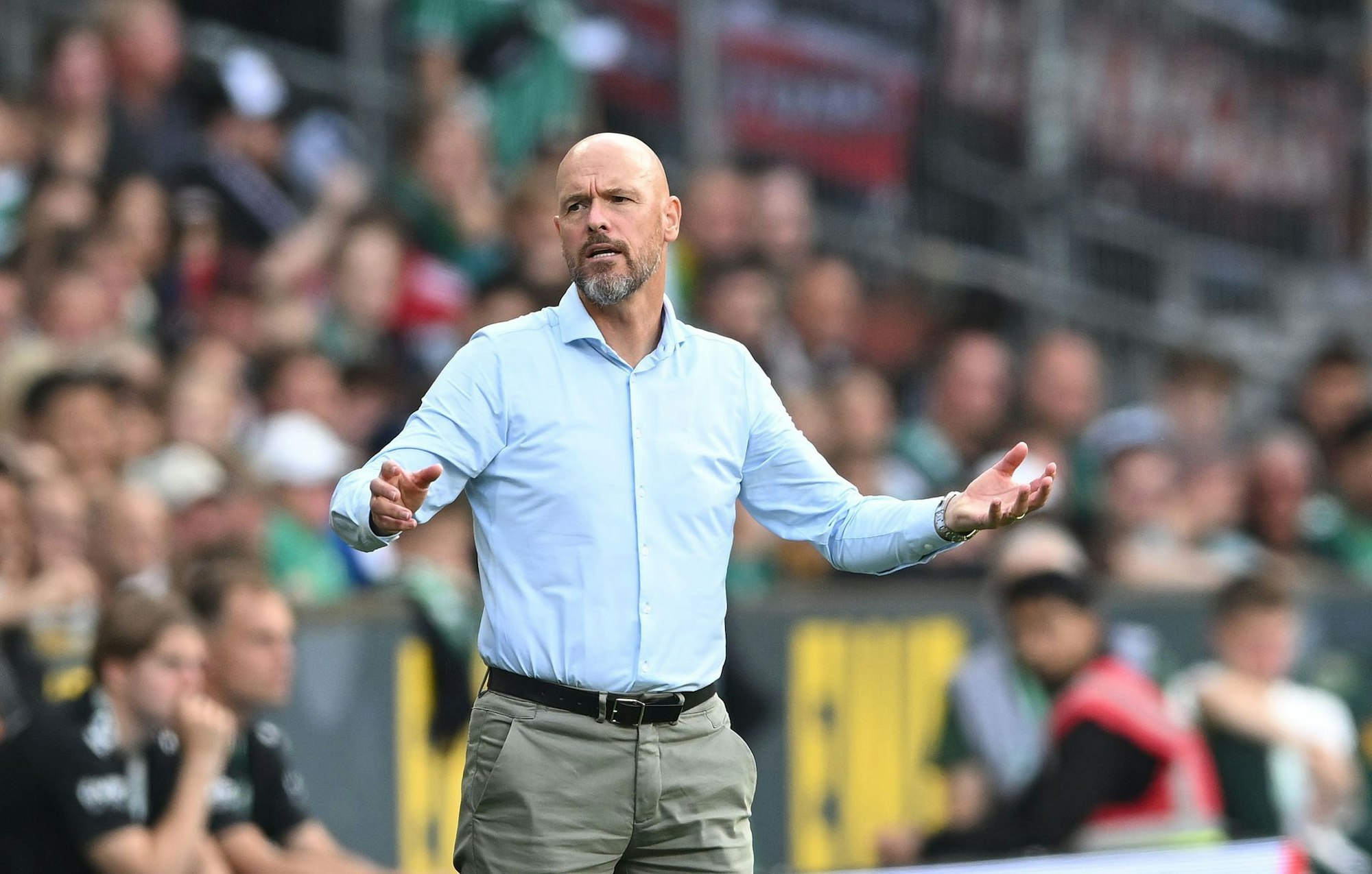 Bayer Leverkusen hat sich laut Medienberichten von Trainer Erik ten Hag getrennt. (Archivbild)