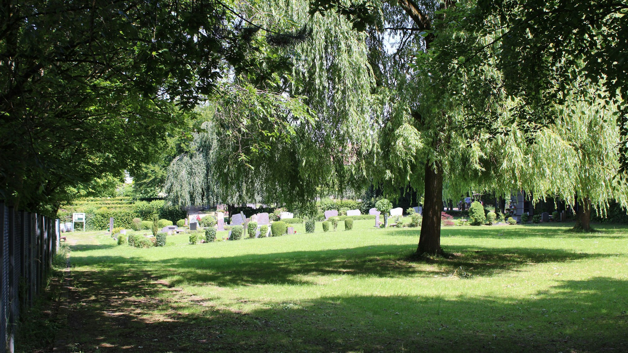 Auf der ehemaligen Friedhofserweiterungsfläche in Lohmar-Birk soll sozialer Wohnraum entstehen.