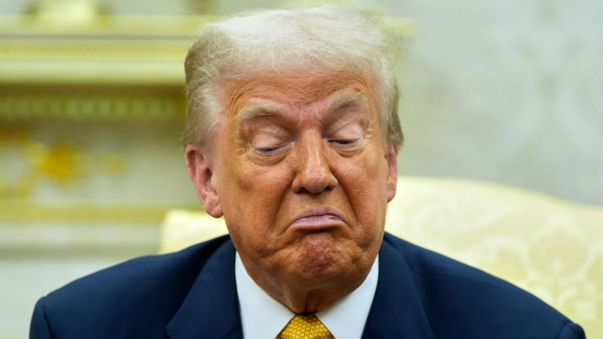 US-Präsident Donald Trump hat mit einer Tirade gegen Indien auf das Gipfeltreffen in China reagiert. (Archivbild)