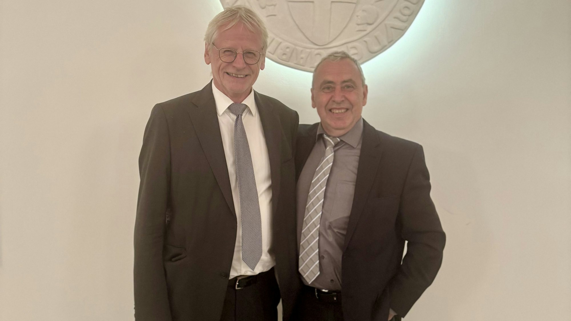 Zu sehen sind Dieter Freytag und Rolf Radermacher.