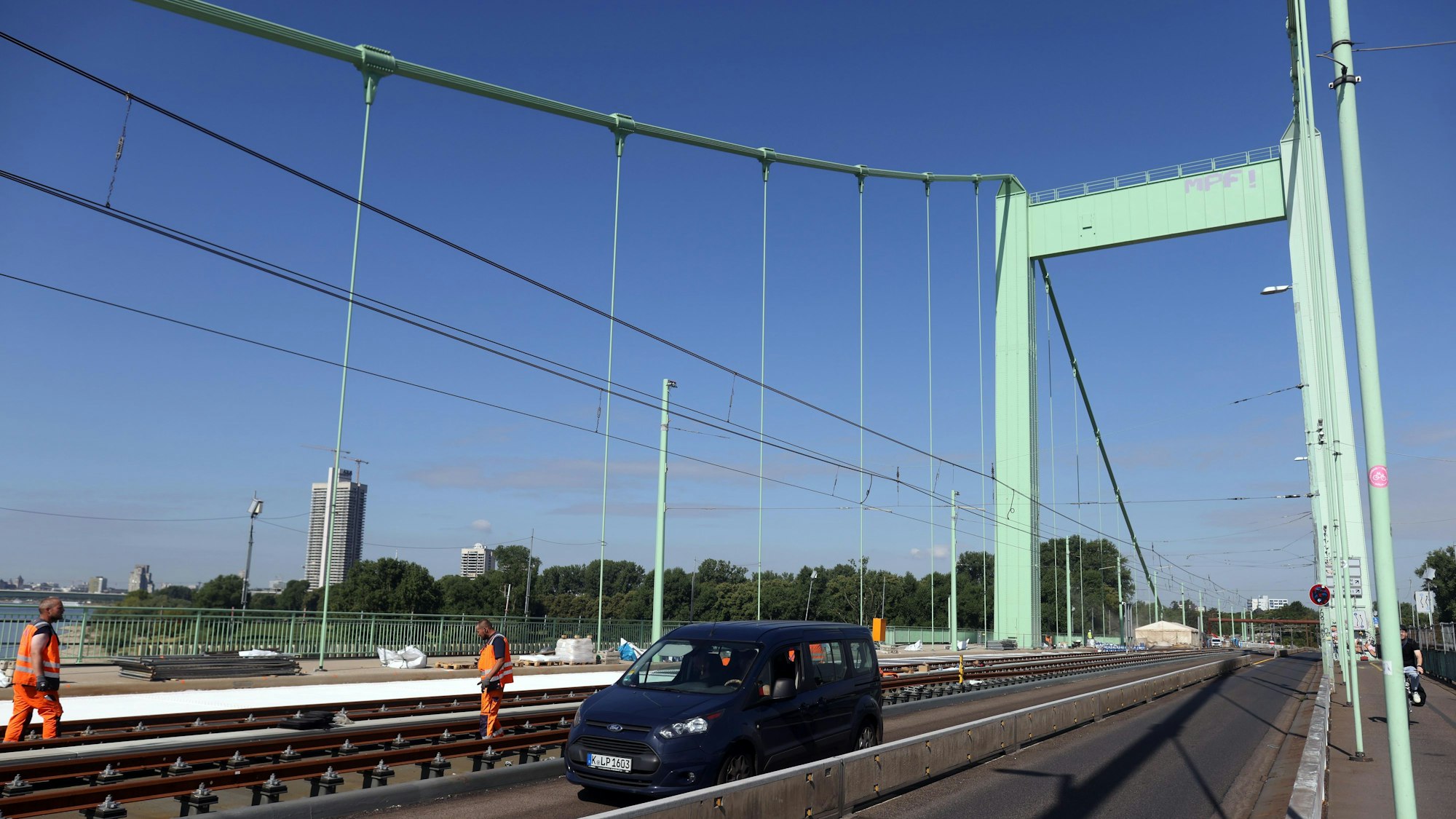 Die Mülheimer Brücke in Köln