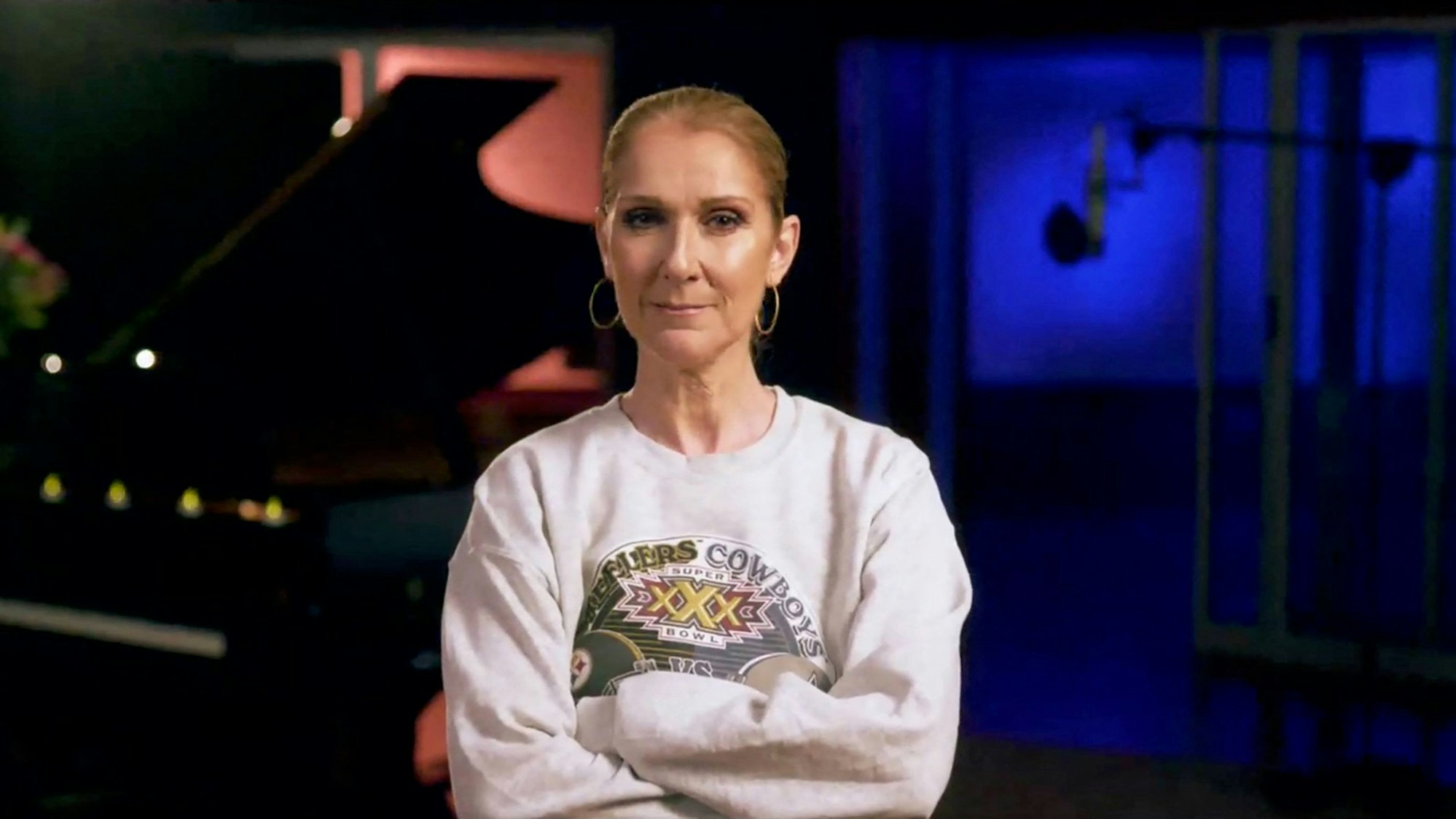Nahaufnahme von Céline Dion. Jetzt hat sie verraten, warum ihr Auftritt beim ESC 2025 platzte.