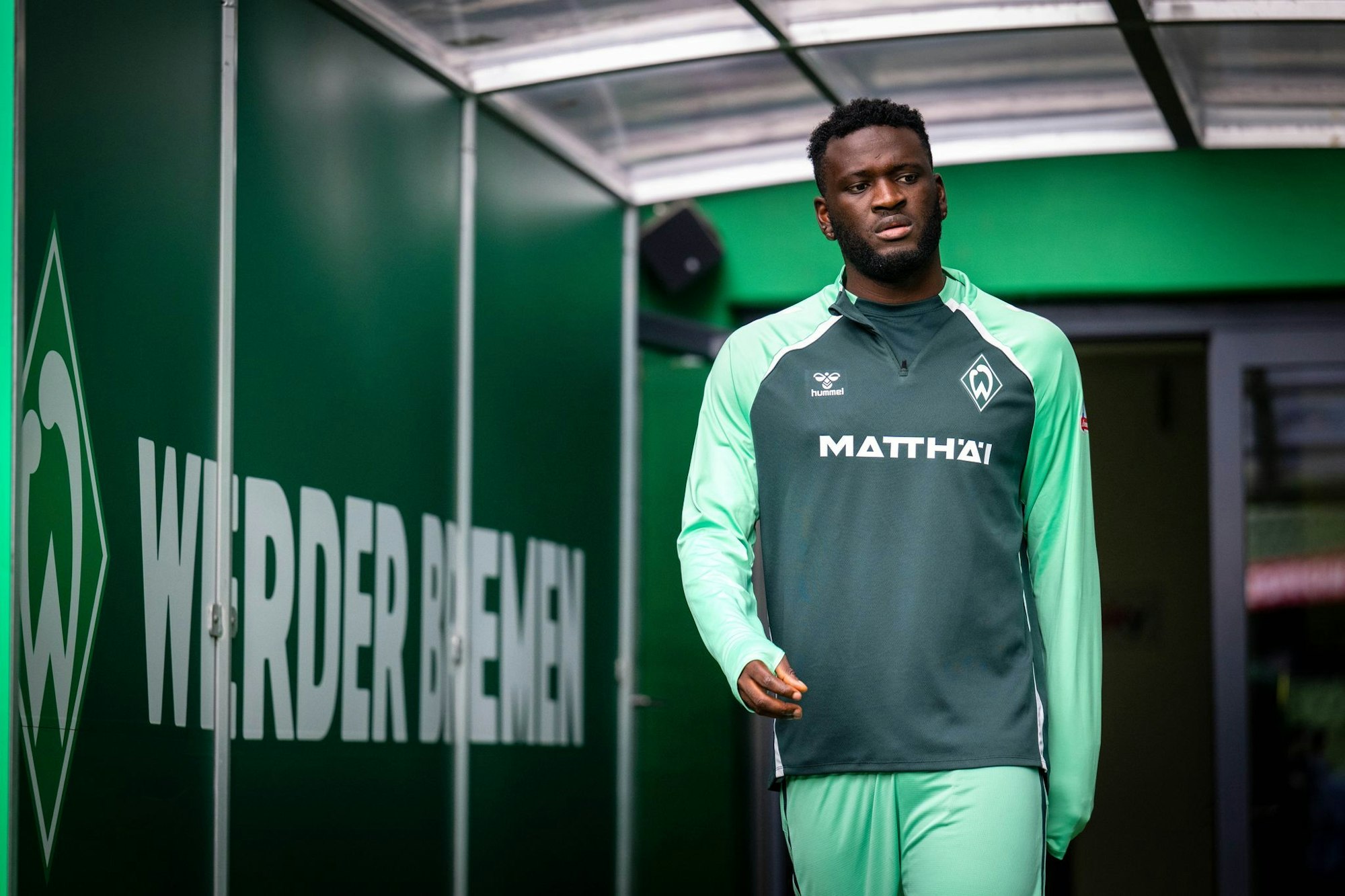 Der Neu-Bremer Victor Boniface im Weserstadion.