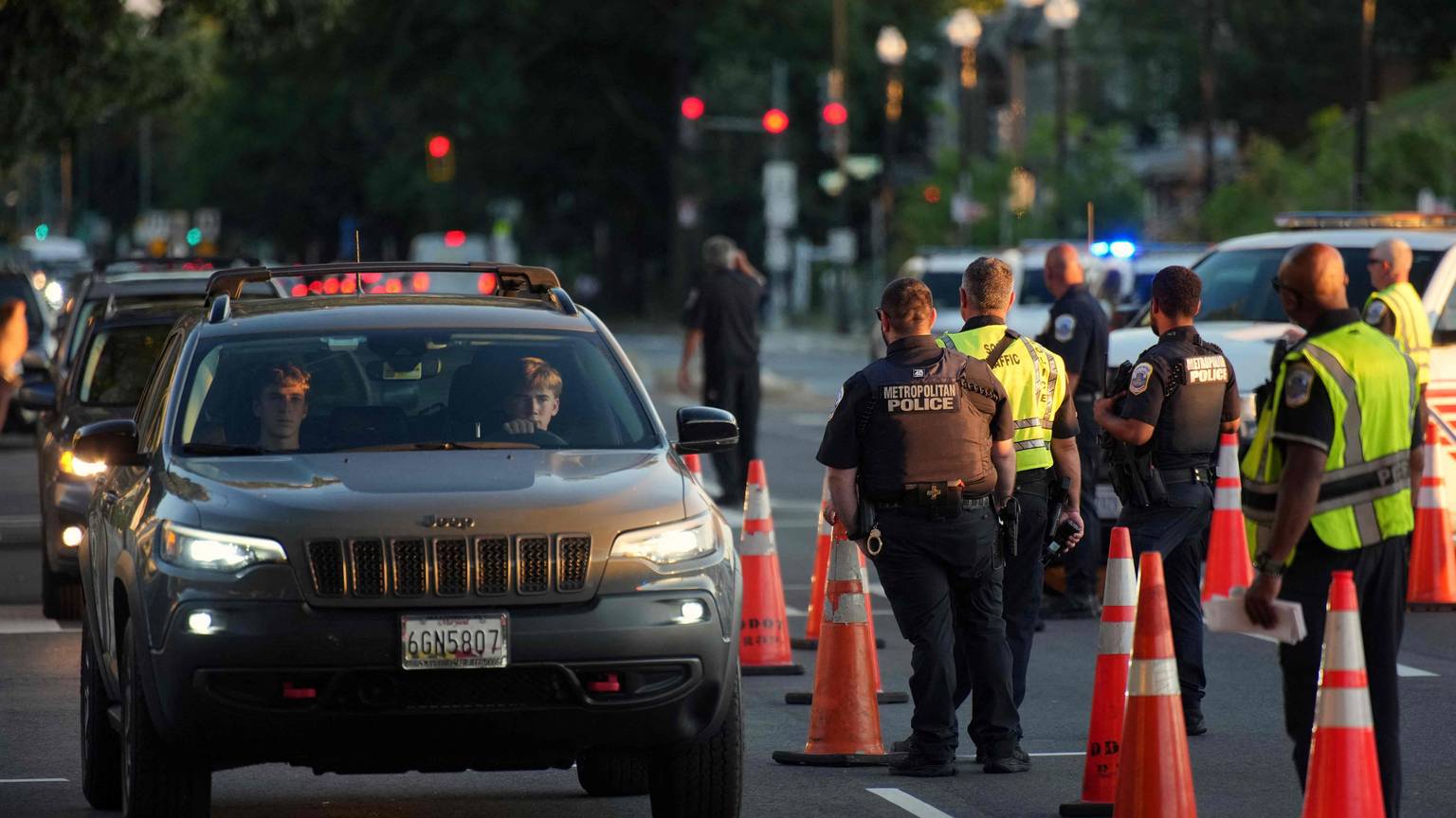 Immer häufiger arbeiten reguläre Polizeibeamte in den USA mit Kräften des Heimatschutzministeriums zusammen, wie hier in Washington D.C.