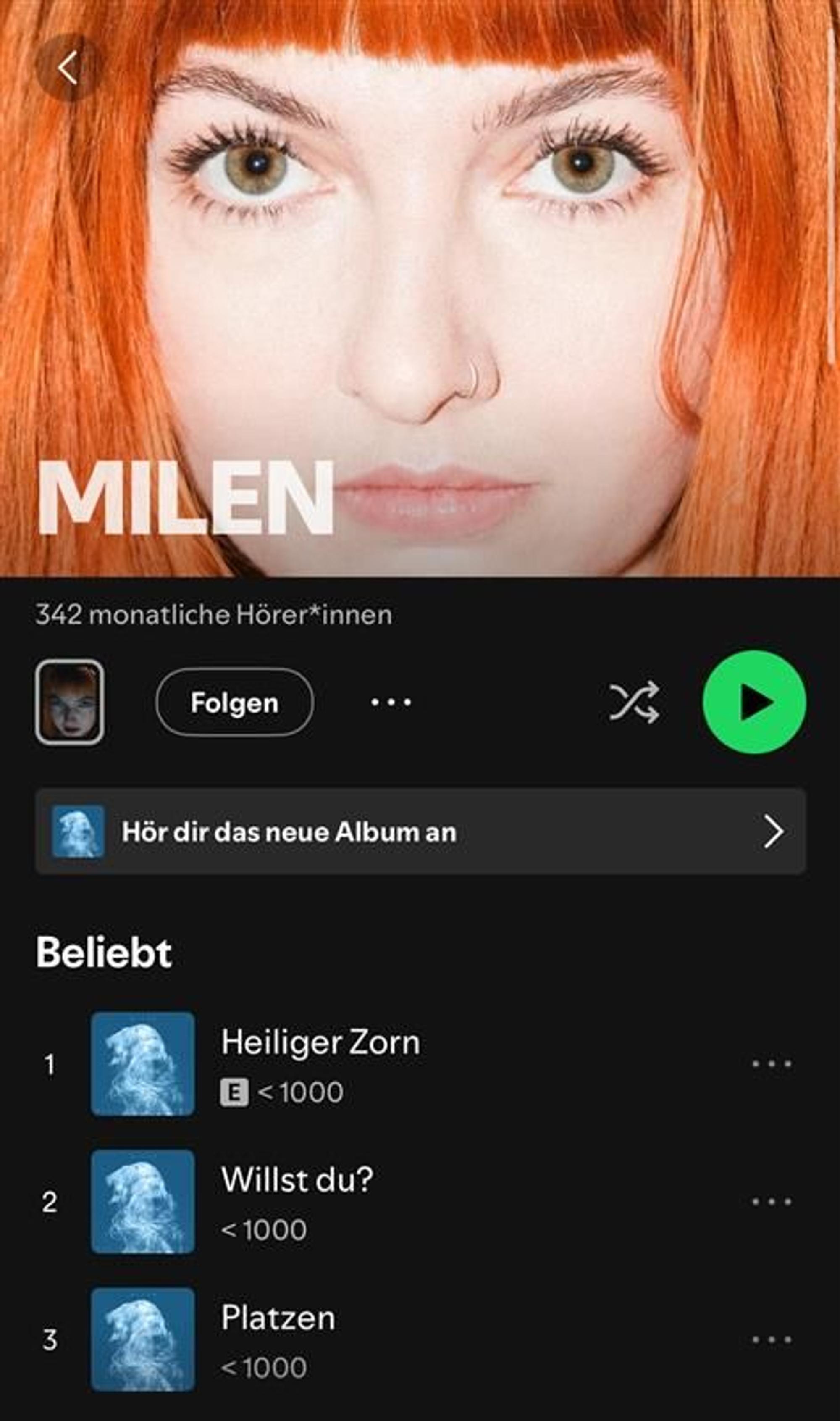 MILEN widmet sie sich in ihrem Song „Heiliger Zorn“ dem Thema female rage.