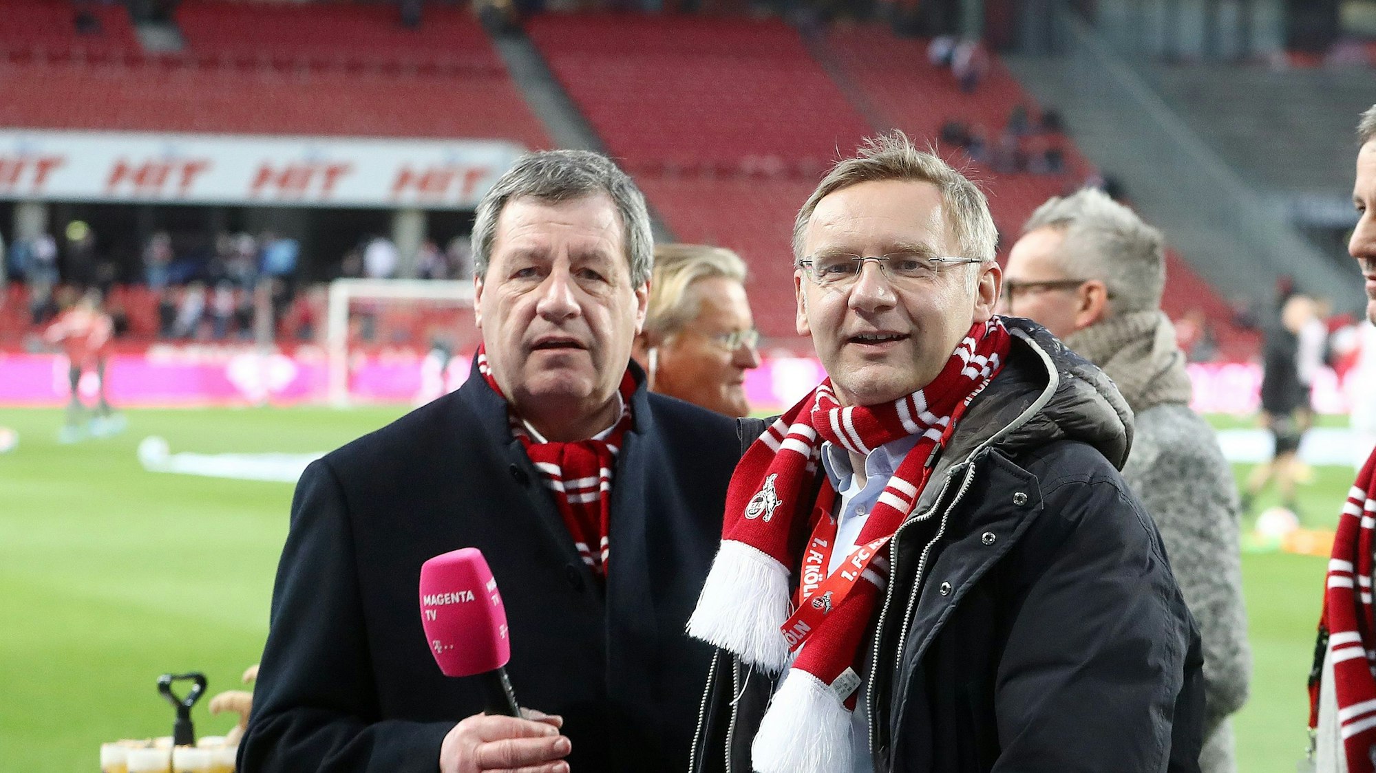 Abschied mit Stolz und Wehmut: FC-Präsident Werner Wolf (l.) und sein Vize Eckhard Sauren.