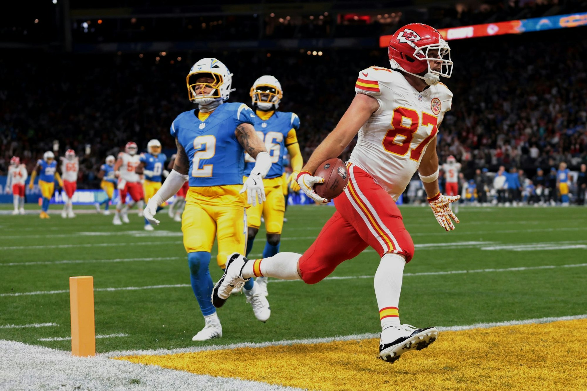 Kelce hatte einen schönen Touchdown, ansonsten aber nicht viel Grund zum Jubeln.