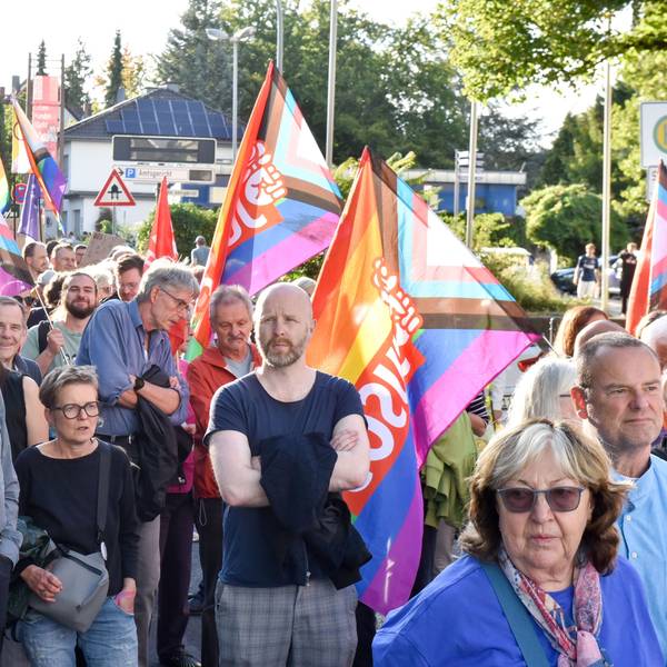 Wehrhaftes Brühl: In der Schlossstadt wird regelmäßig zu Demonstrationen gegen Rechtsextremismus aufgerufen.