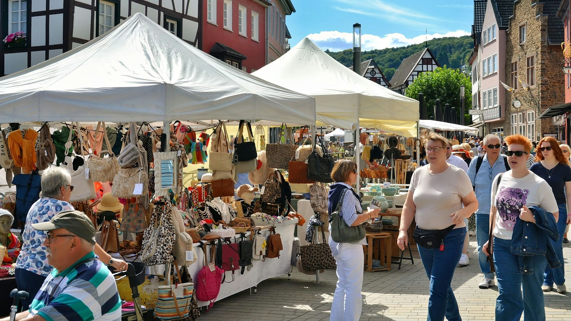 Das Bild zeigt eine Momentaufnahme während des Michaelmarkts.