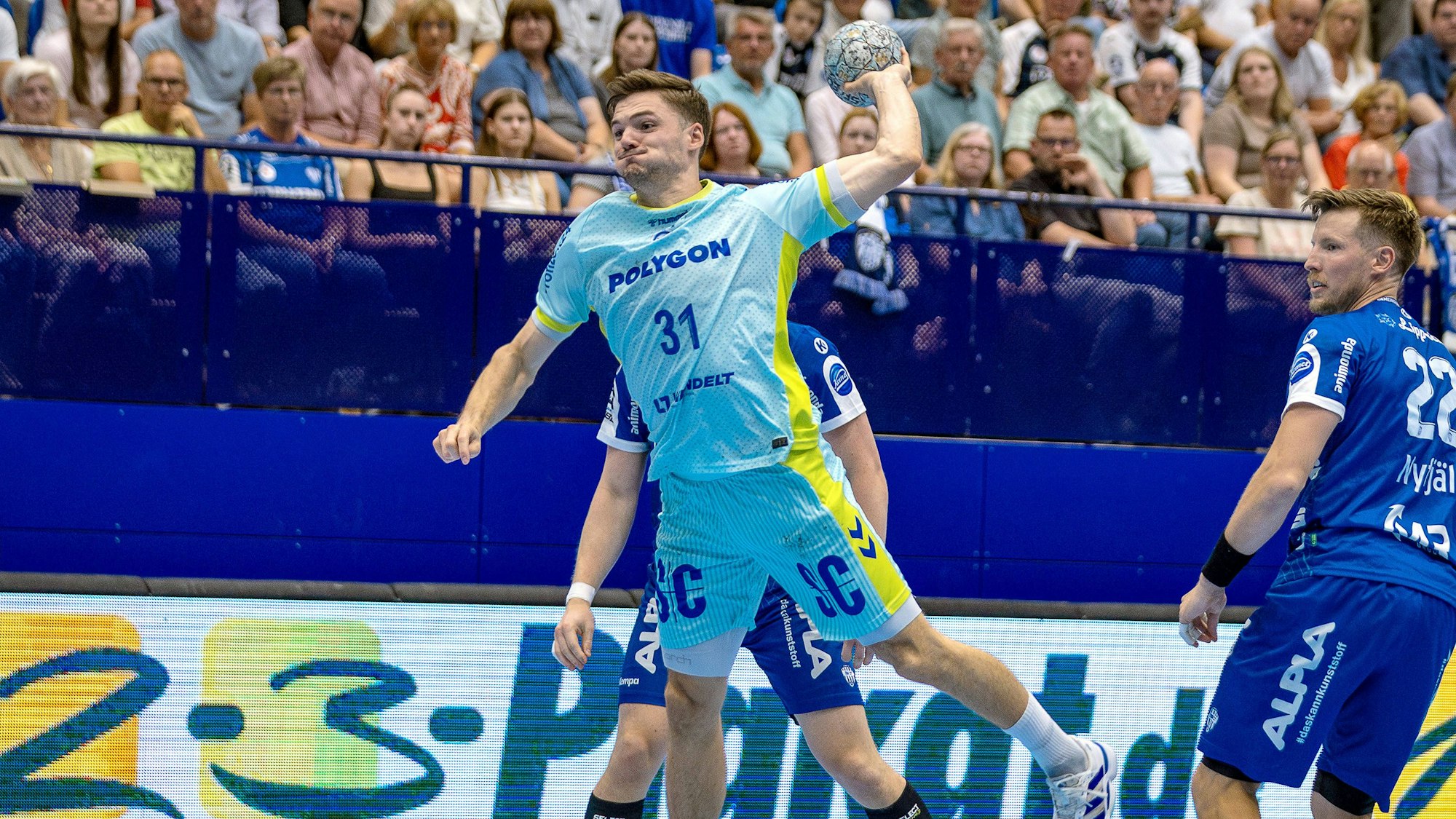 Kay Smits im Sprungwurf.