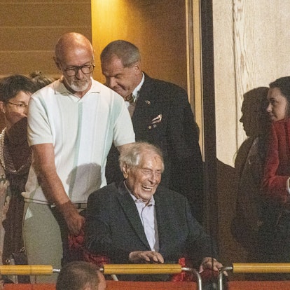 Ludwig Sebus konnte wegen eines Sturzes nur kurz vorbeischauen.