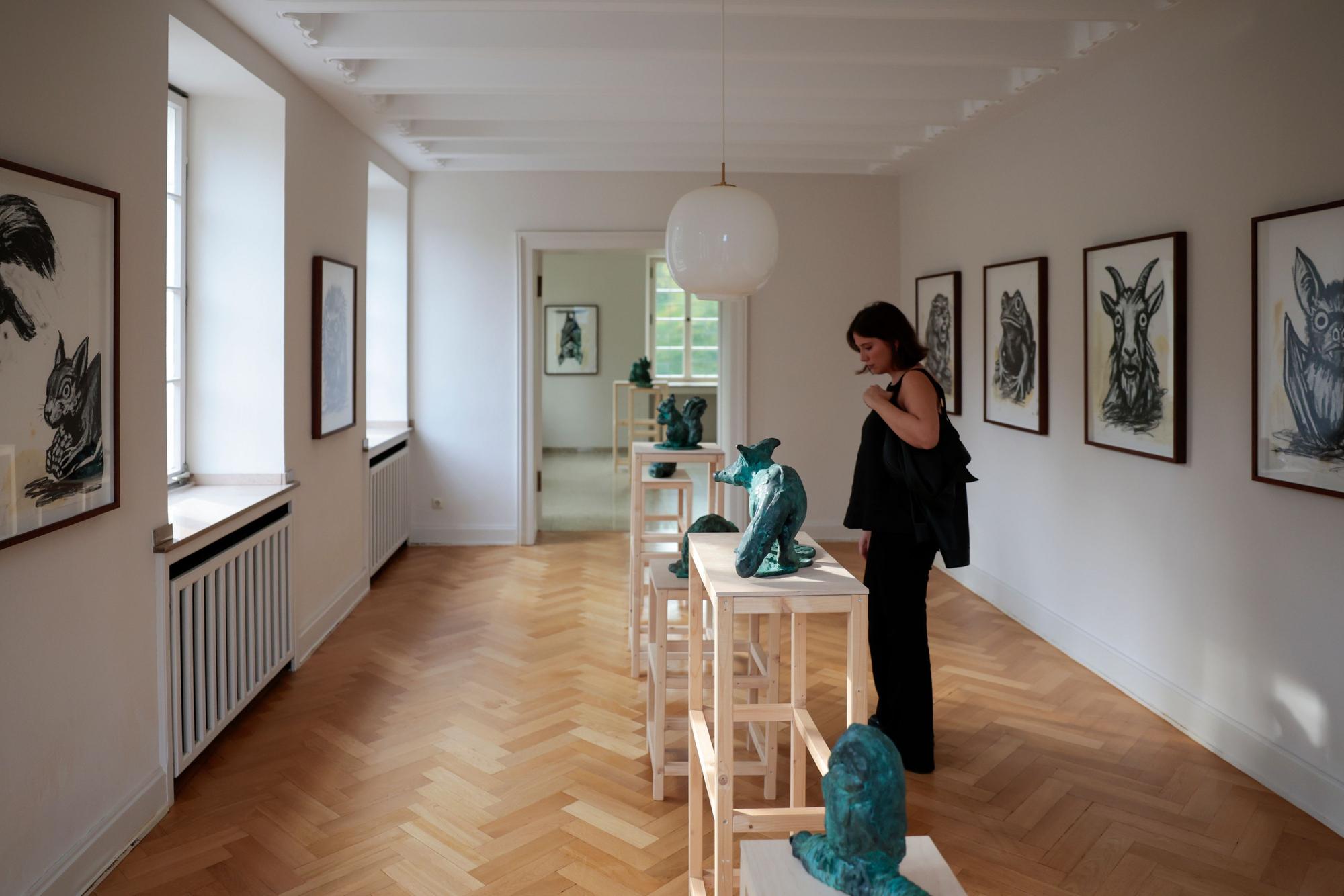 Einer der Ausstellungsräume im Weißhaus