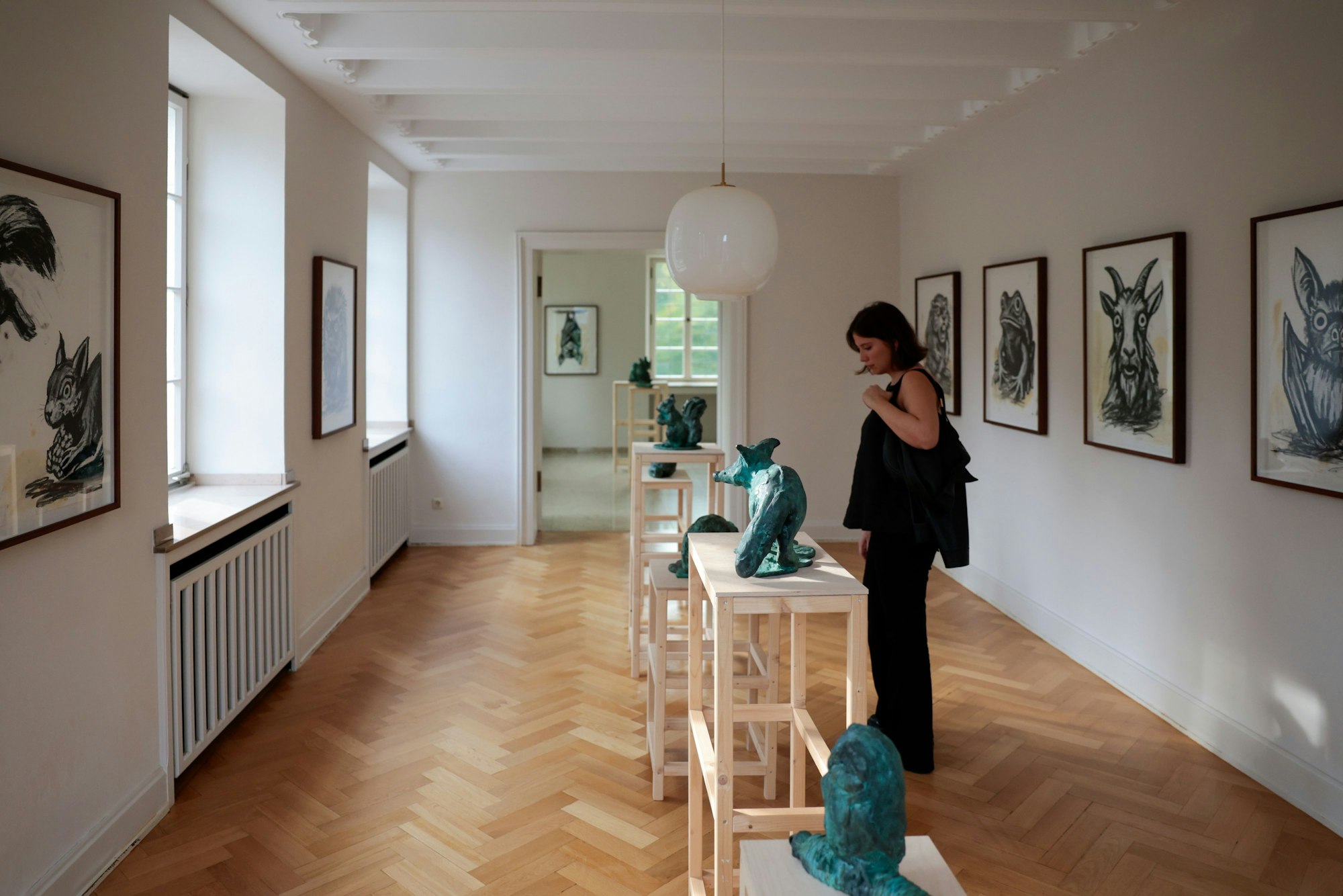 Einer der Ausstellungsräume im Weißhaus