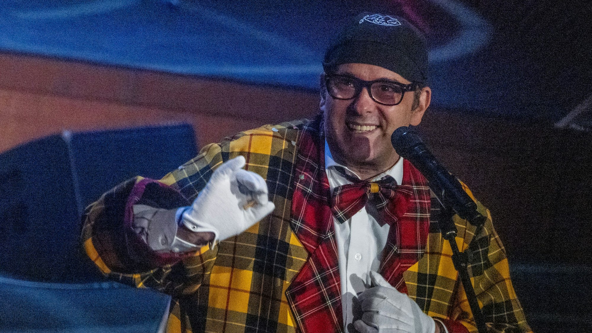 Dä Blötschkopp Marc Metzger überbrachte jecke Grüße.