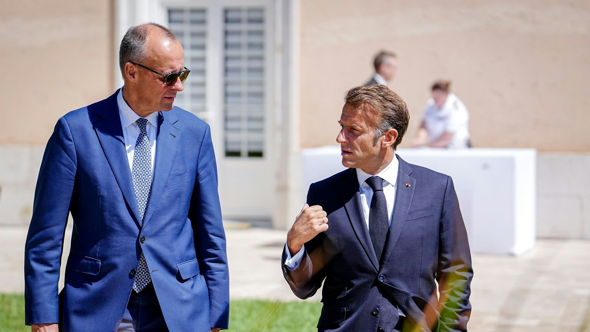 Tauschten sich zuletzt eng zum Thema aus: Bundeskanzler Friedrich Merz und Frankreichs Präsident Emmanuel Macron.