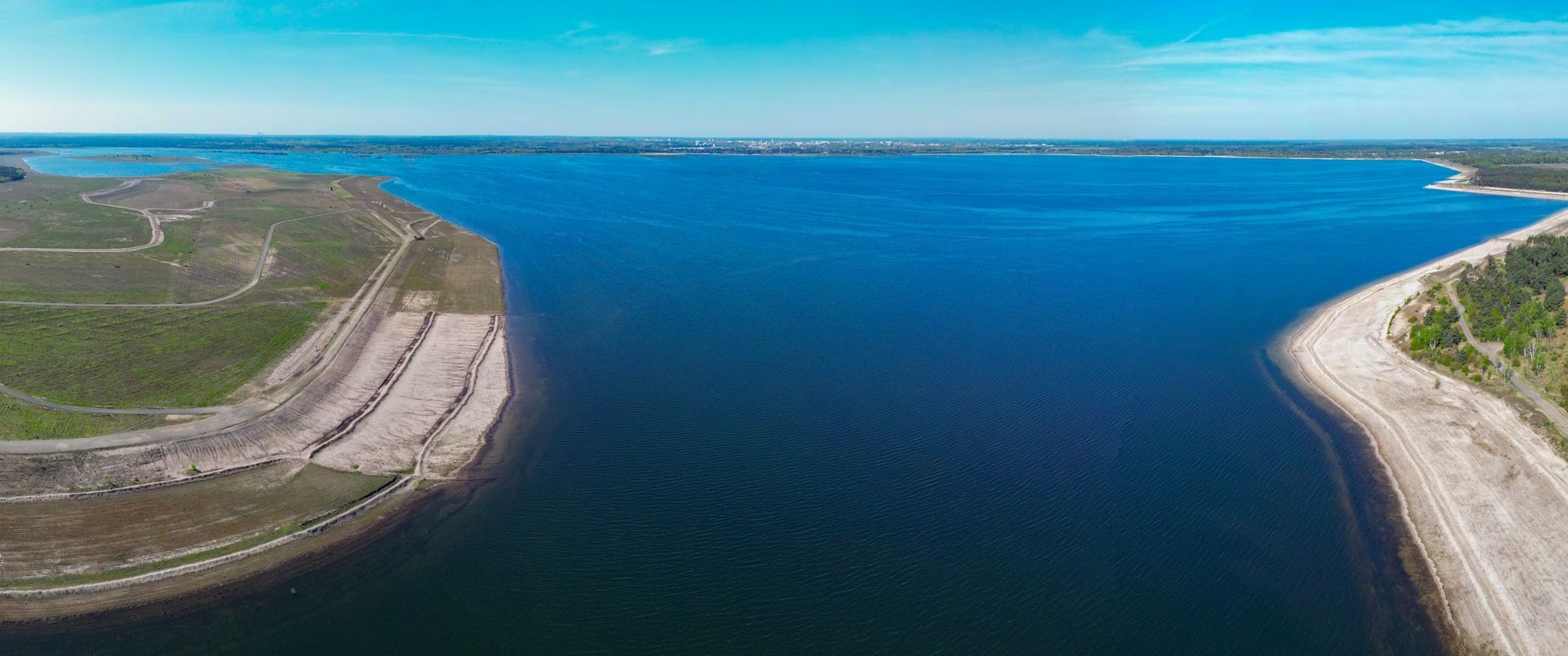 Der Cottbuser Ostsee entsteht im ehemaligen Braunkohletagebau Cottbus-Nord. (Archivbild)